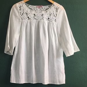 Calypso St. Barth Embroidered Cotton Gauze Tunic